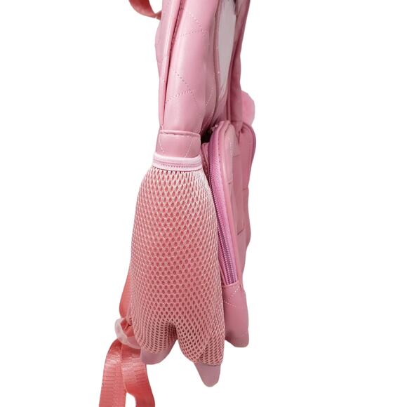 NEW! Stay Peachy 2020 Backpack Pink Heart Cutout Detail - Picture 3 of 9